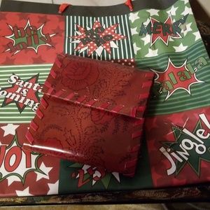 Vintage Leather CD or Coupon wallet